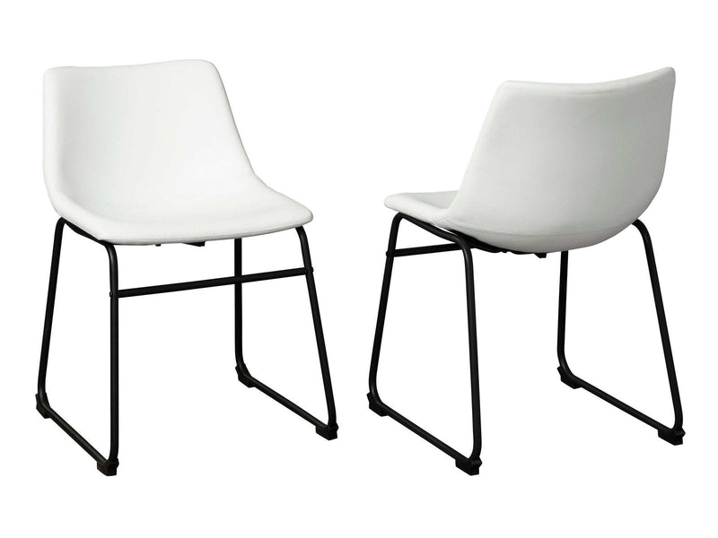 Centiar - White/Black - Side Chair (Set of 2) - Ornate Home