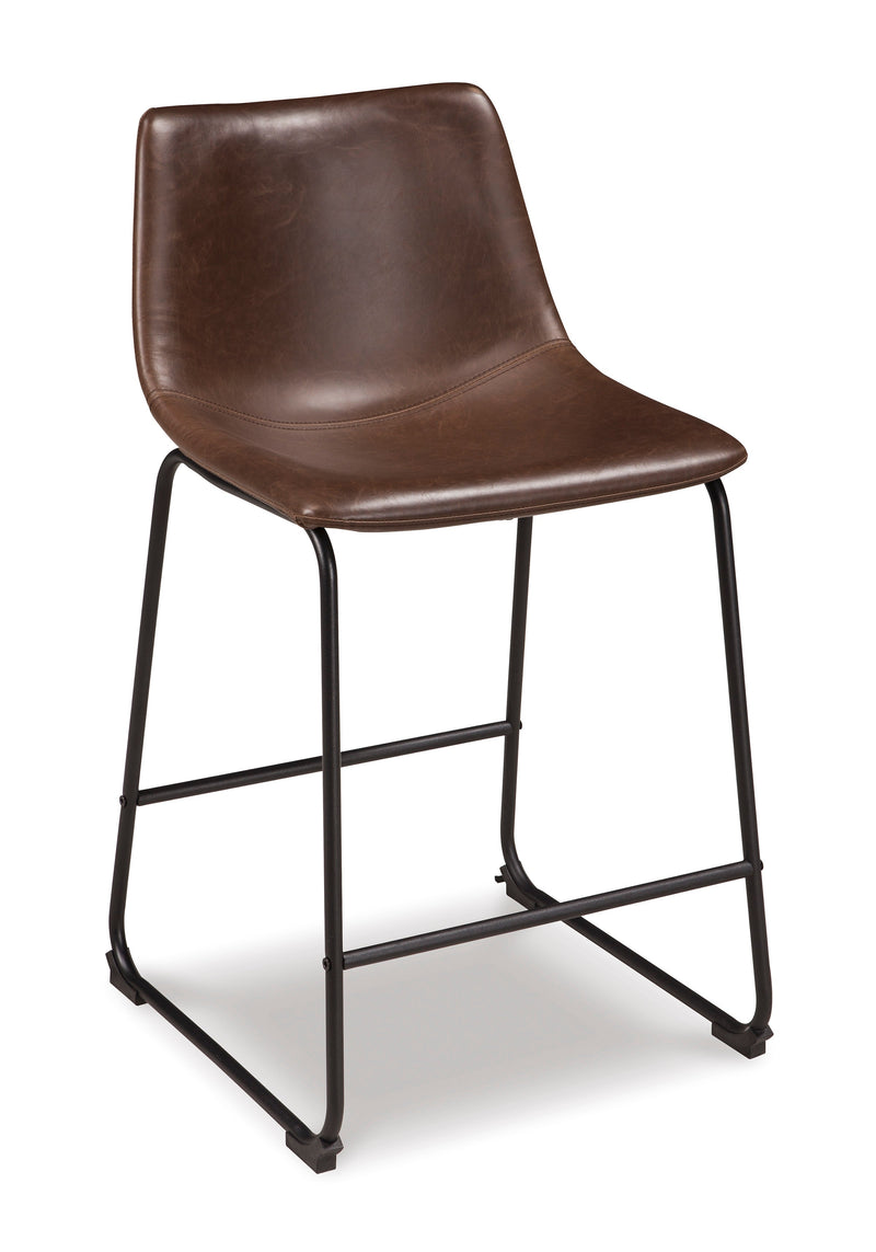 Centiar Brown Counter Height Chair (Set of 2)