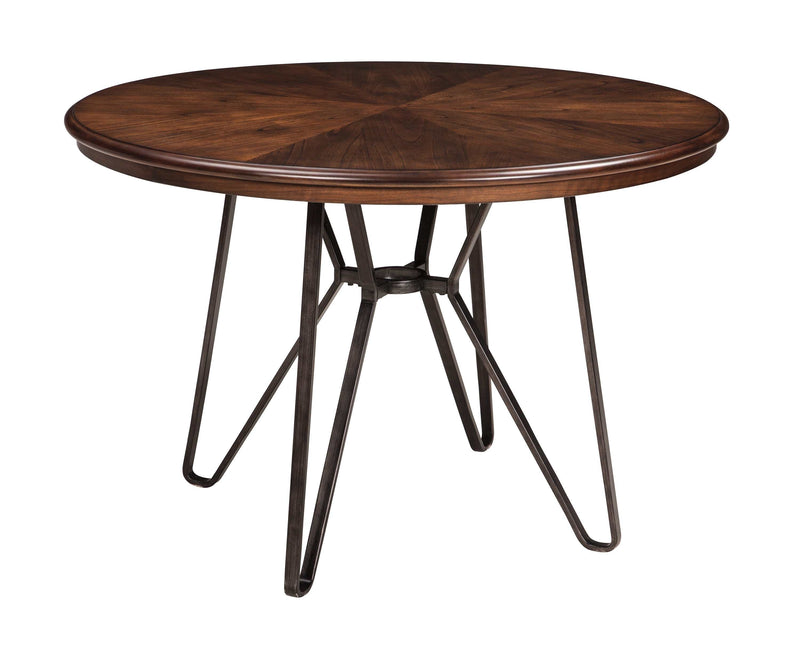 Centiar - Two-tone Brown - Round Dining Table - Ornate Home