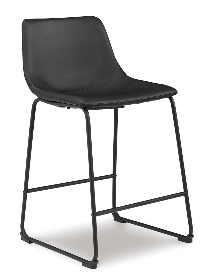 Centiar Black Counter Height Chair (Set of 2)