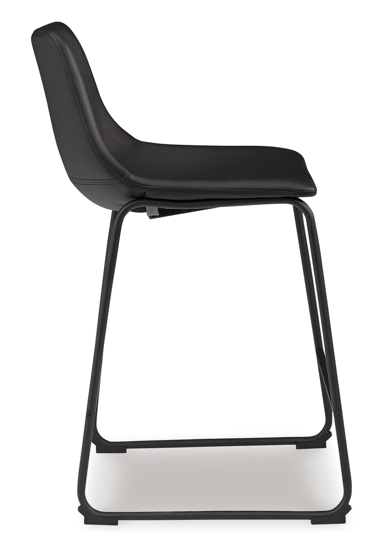 Centiar Black Counter Height Chair (Set of 2)