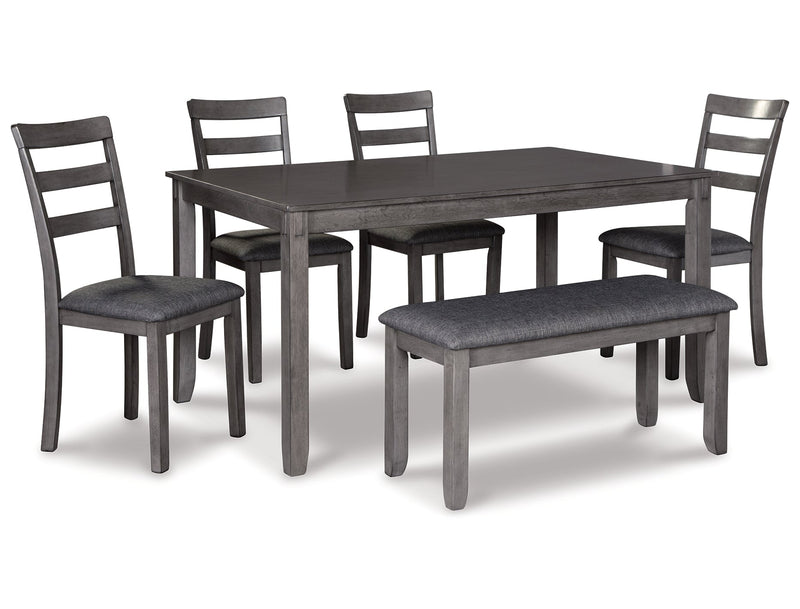 Bridson Gray Dining Room Set (Set of 6)