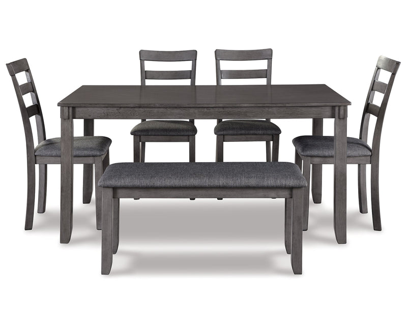 Bridson Gray Dining Room Set (Set of 6)