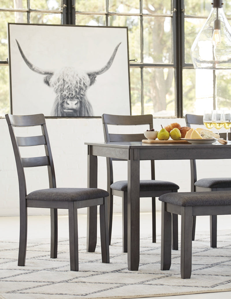 Bridson Gray Dining Room Set (Set of 6)