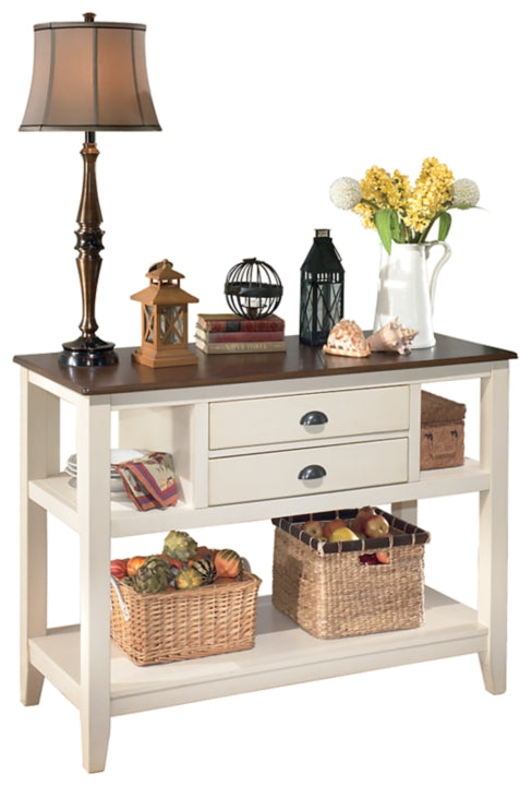 Whitesburg Brown/Cottage White Dining Server