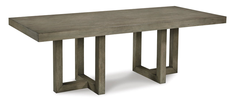 Anibecca Weathered Gray Rectangular Dining Table