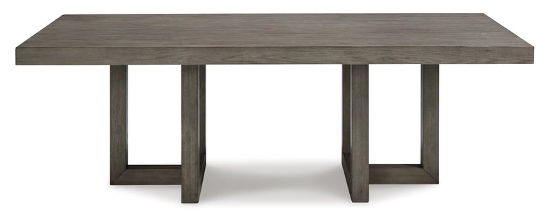 Anibecca Weathered Gray Rectangular Dining Table