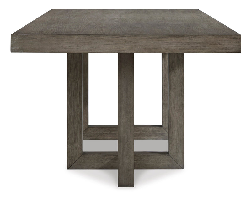 Anibecca Weathered Gray Rectangular Dining Table