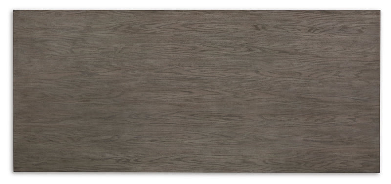 Anibecca Weathered Gray Rectangular Dining Table