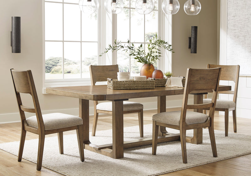 Cabalynn Light Brown Dining Room Set / 5pc