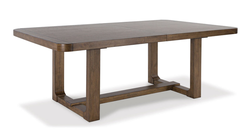 Cabalynn Light Brown Dining Table w/ Extension