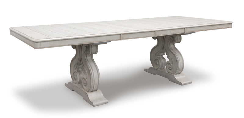 Arlendyne Antique White Dining Table w/ Extension