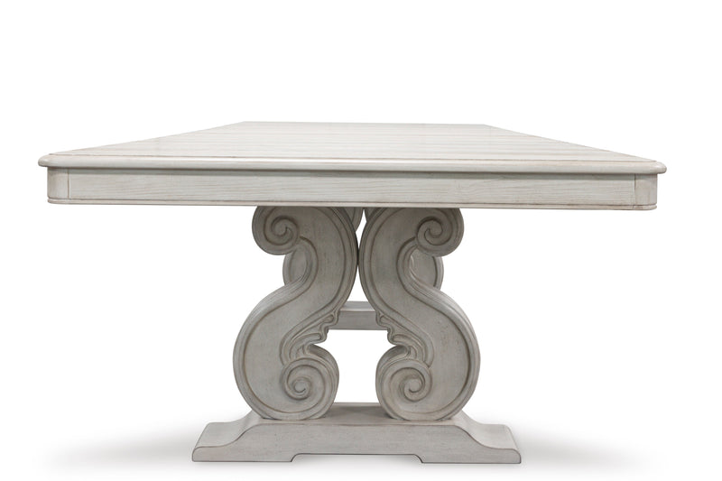 Arlendyne Antique White Dining Table w/ Extension