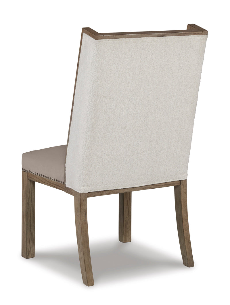 Chrestner Brown/Beige Dining Chair (Set of 2)