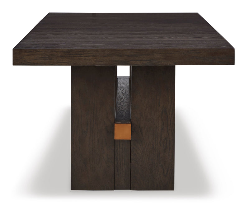 Burkhaus Dark Brown Dining Table w/ Extension