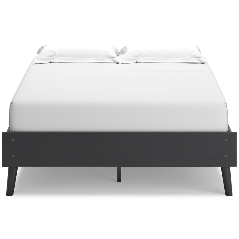 Charlang Black Full Platform Bed