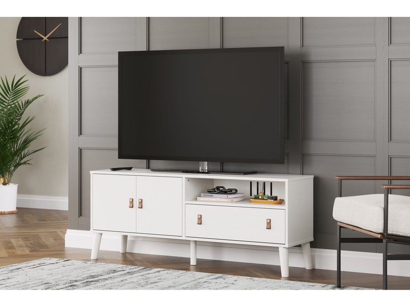 Aprilyn White 59" Medium TV Stand