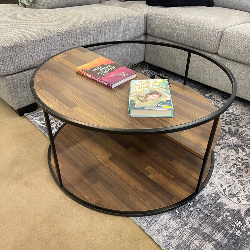 Orrin Black & Walnut Coffee Table