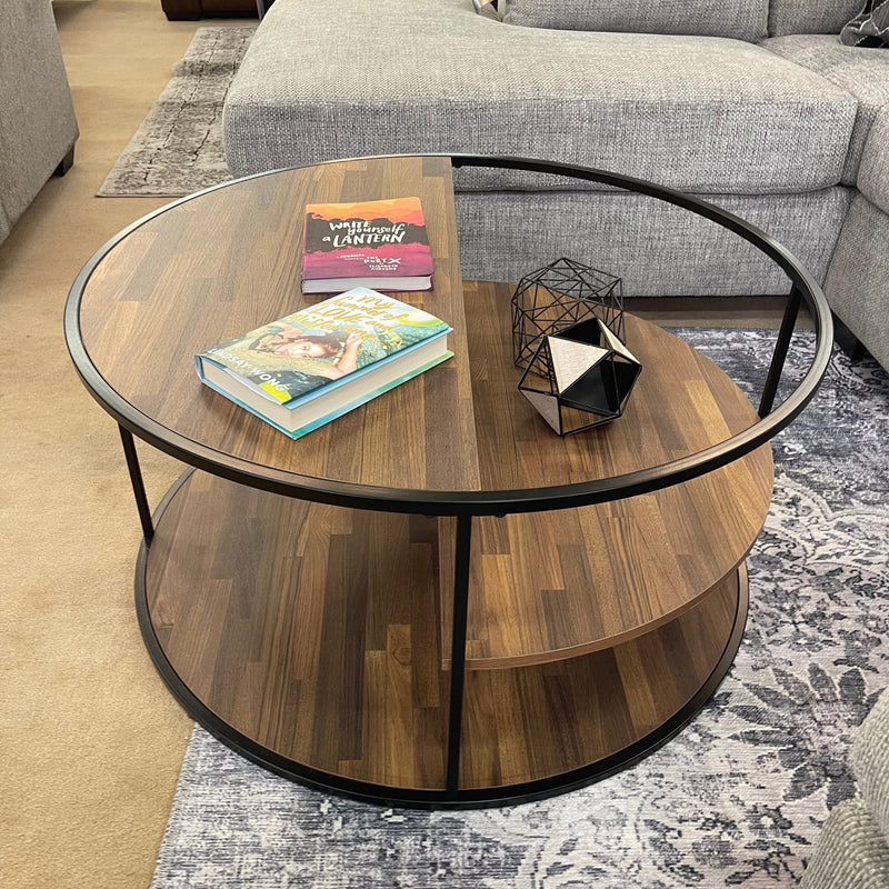 Orrin Black & Walnut Coffee Table