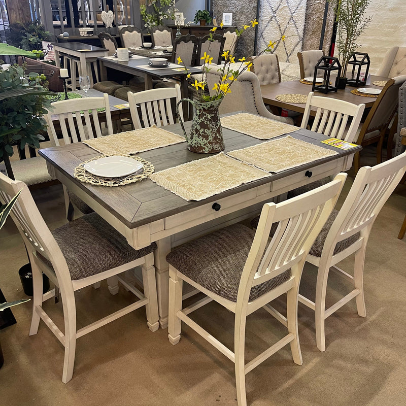 Bolanburg Two-Tone Counter Height Dining Room Set / 7pc