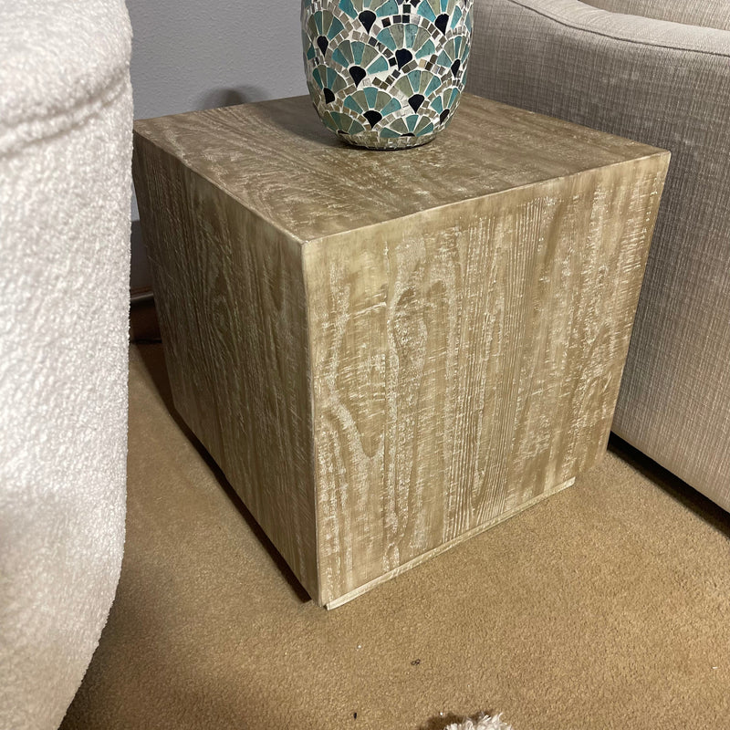 Waltleigh Distressed Brown Accent Table