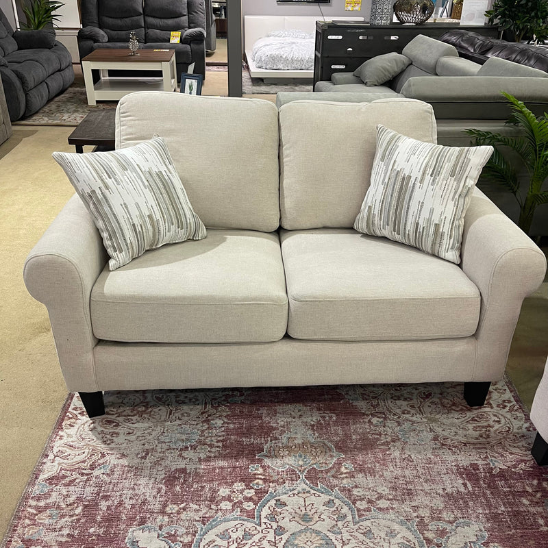 Nadine Oatmeal Living Room Set / 2pc