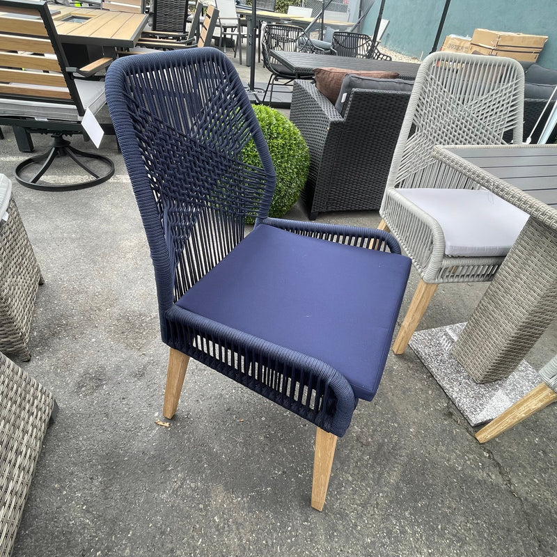 Sorrel Woven Back Outdoor Dining Chairs (Set of 2)