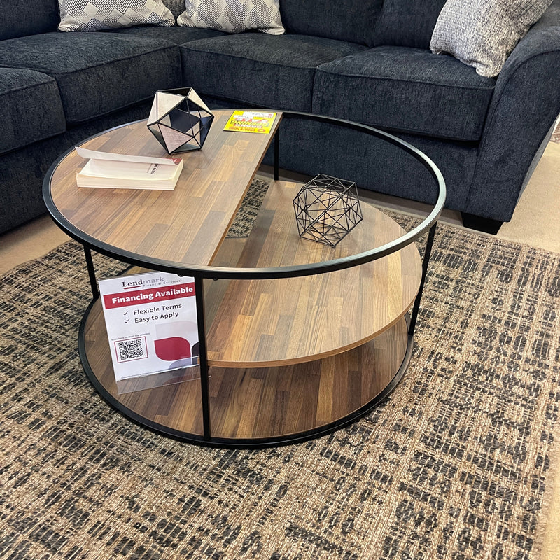 Orrin Black & Walnut Coffee Table