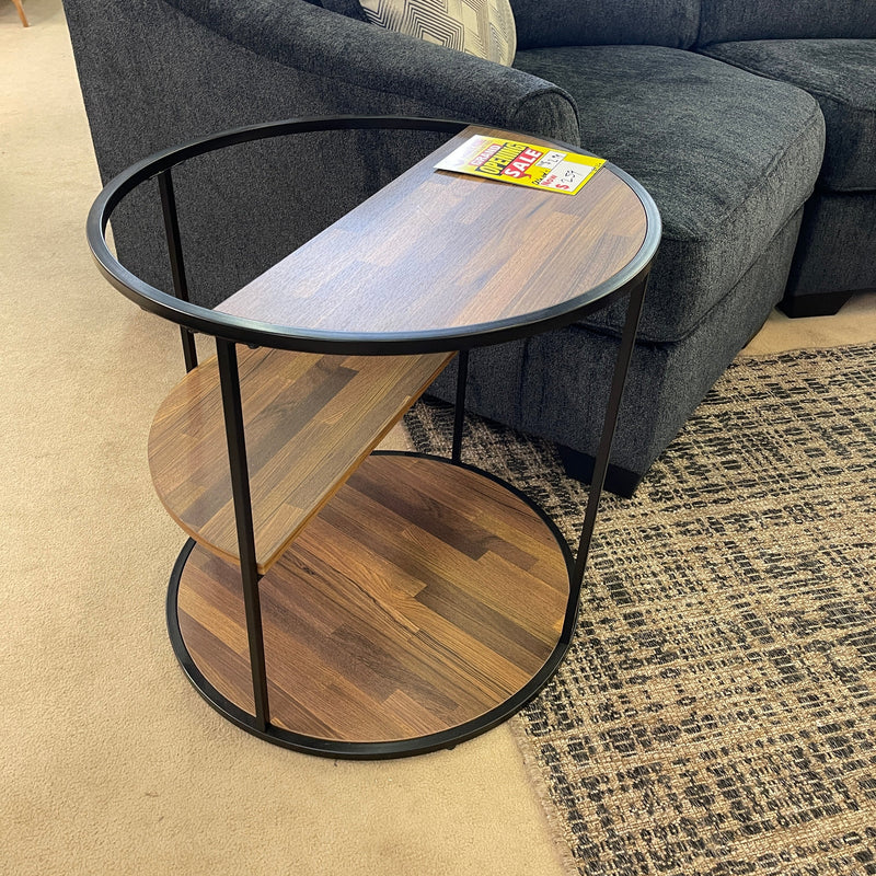 Orrin Black & Walnut End Table