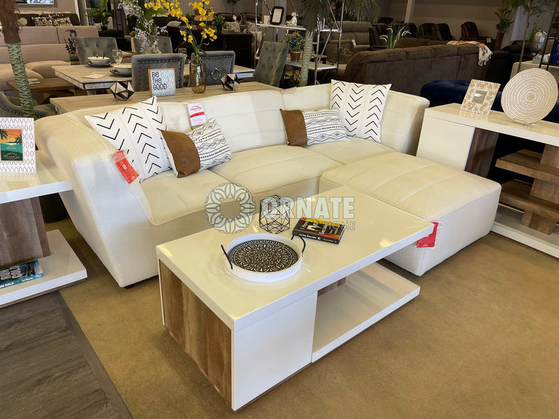 Sunny - White - 4pc Modular Sectional - Ornate Home