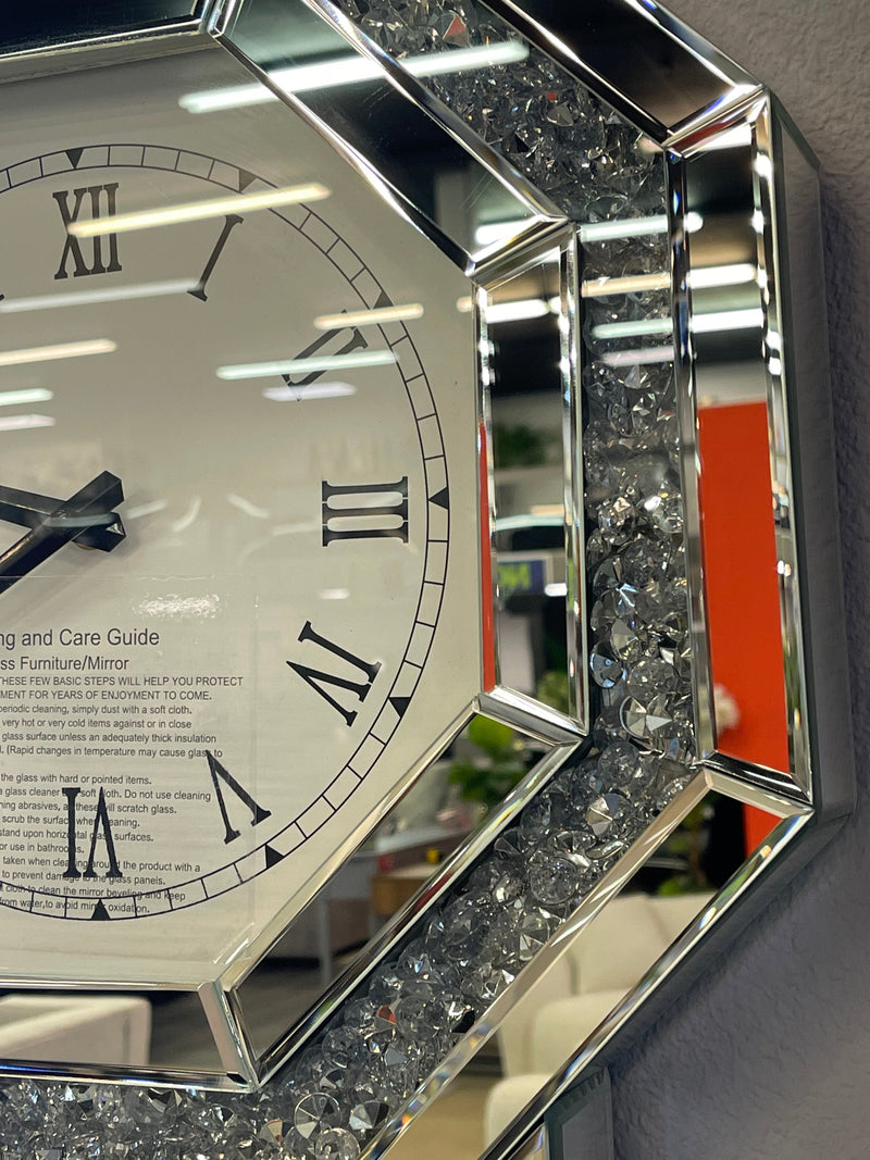 Noralie Mirrored Wall Clock