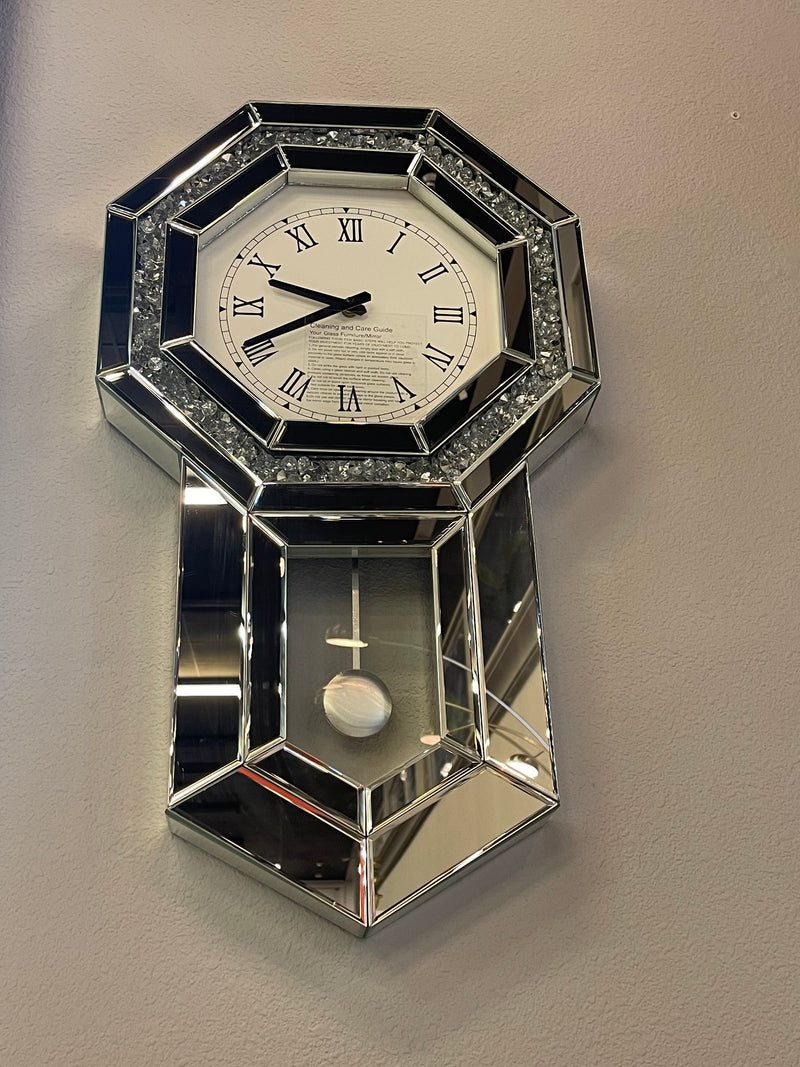 Noralie Mirrored Wall Clock