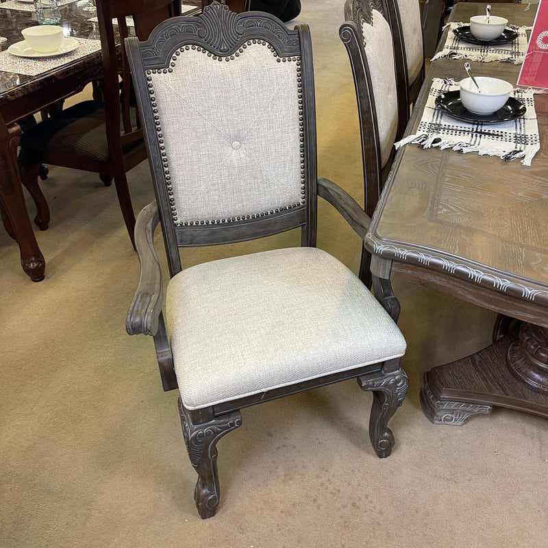 Kiera - Gray - Arm Chair (Set of 2) - Ornate Home