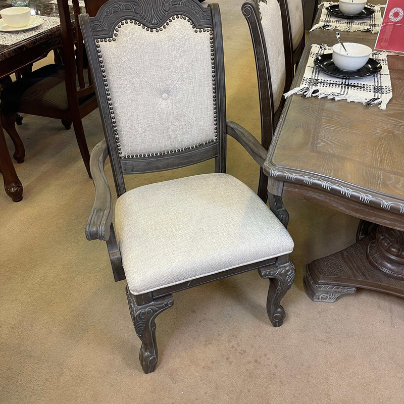 Kiera - Gray - Arm Chair (Set of 2) - Ornate Home