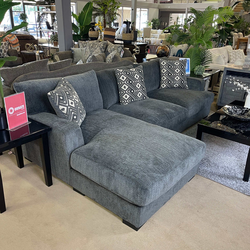 Kaylee - Gray - LAF Sectional Sofa (2pc) - Ornate Home