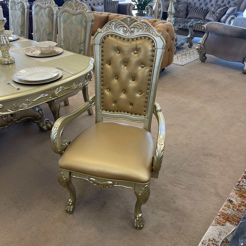 Dresden - Gold Patina & Bone - Armchair (Set of 2) - Ornate Home