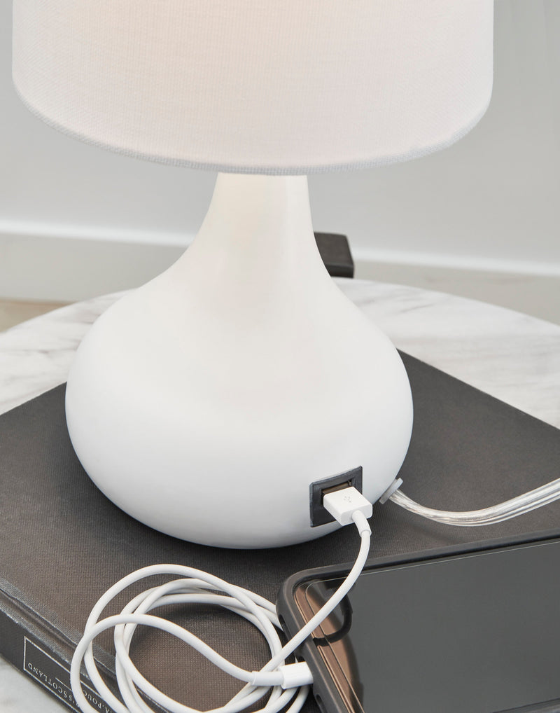 Camdale White Table Lamp