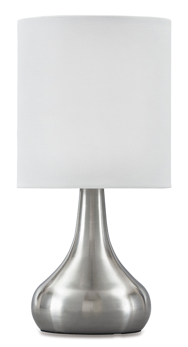 Camdale Silver Finish Table Lamp