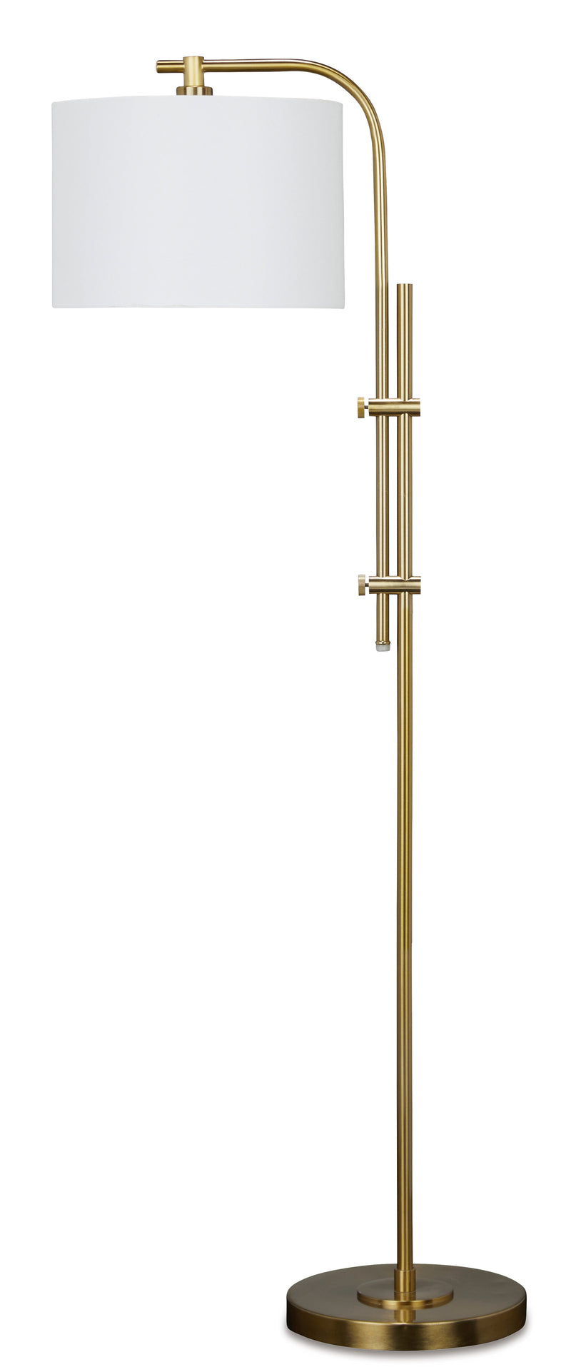 Baronvale Brass Finish Floor Lamp