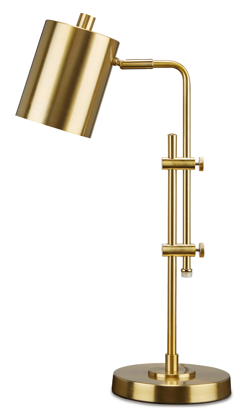 Baronvale Brass Finish Desk Lamp