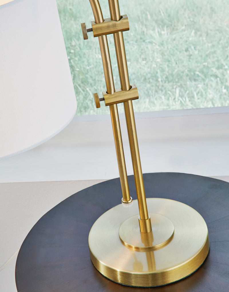 Baronvale Brass Finish Accent Lamp