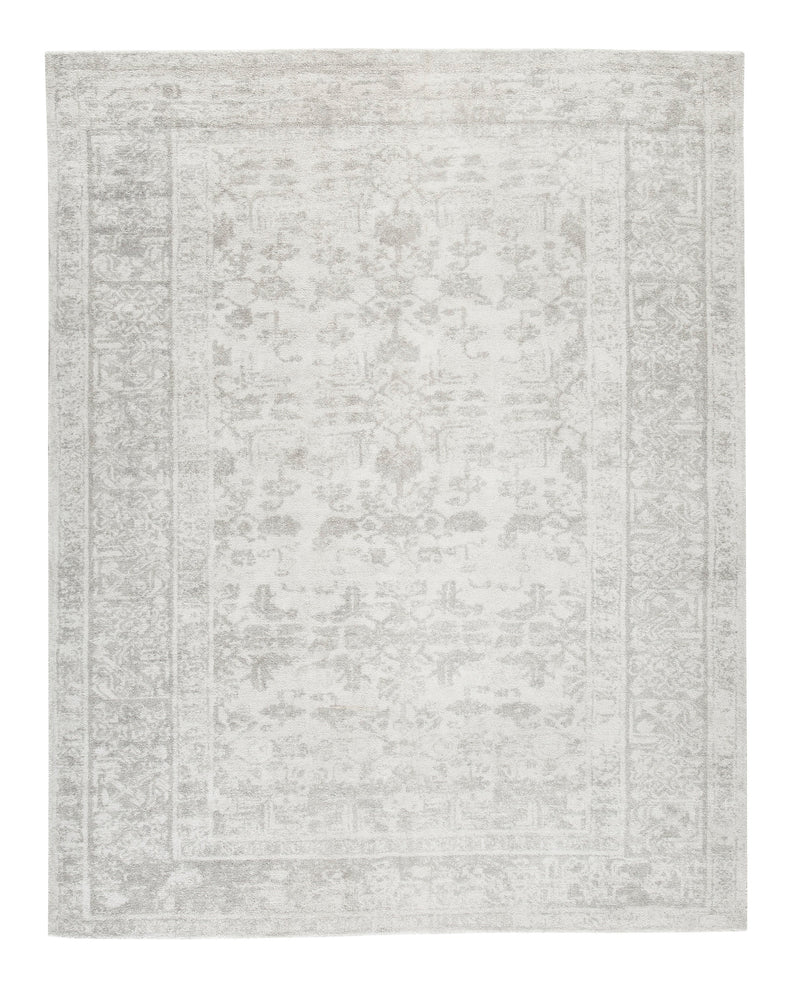 Abanish Gray & Cream Medium Rug