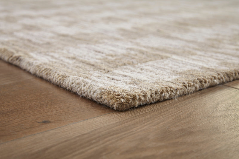 Abanlane Brown & Cream Medium Rug