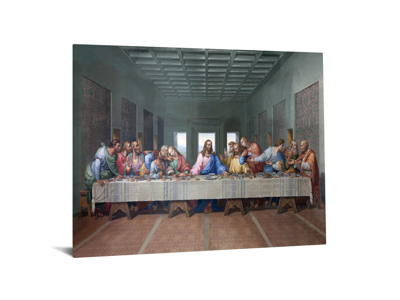 Last Supper Tempered Glass w / Foil Wall Art