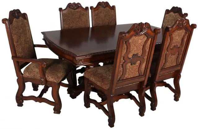 Neo Renaissance - Brown - Dining Room Set / 7pc - Ornate Home