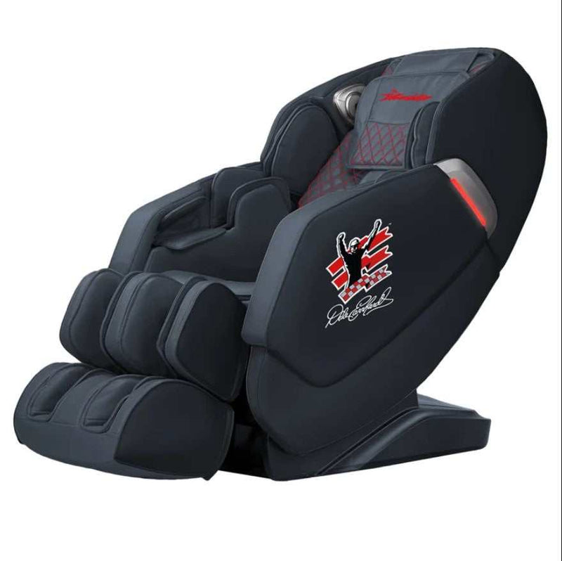 [CYBER WEEK] Nascar - Black - Power Reclining Full Body Massage Chair - Ornate Home