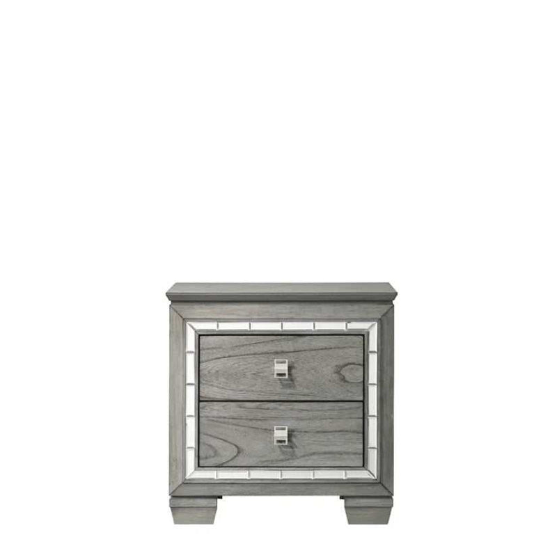 Alanis - Gray - Nightstand - Ornate Home