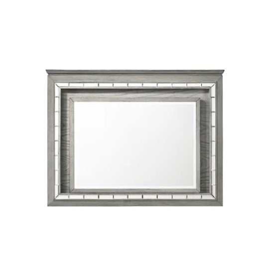 Alanis - Gray - Mirror w/ LED Light - Ornate Home