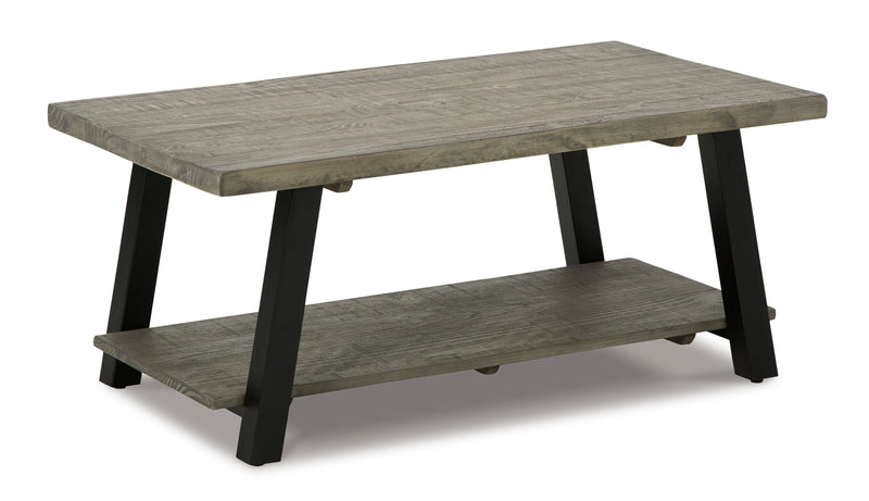 Brennegan Gray & Black Coffee Table