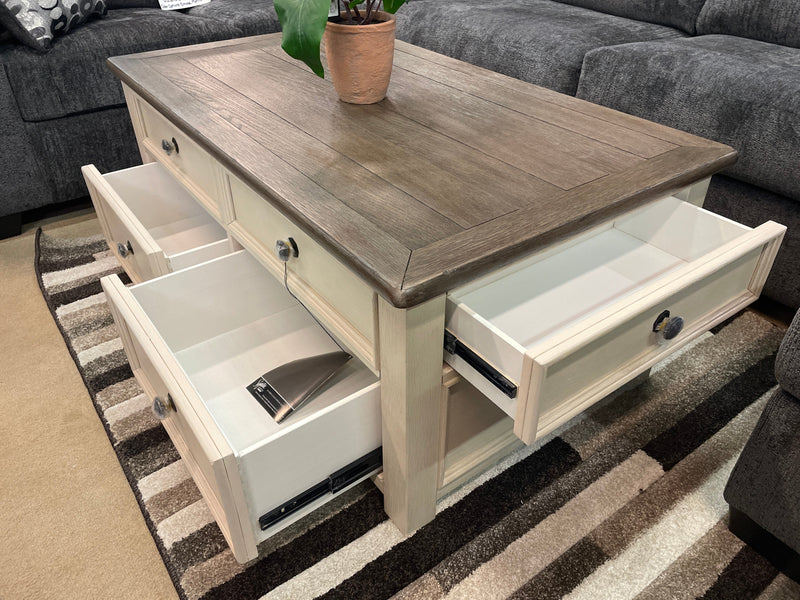 Bolanburg White & Oak Lift Top Coffee Table